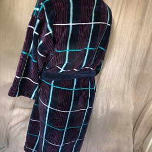 john weitz Other - john weitz EUC blue plaid terry cloth bath robeO/ john weitz Other - john weitz EUC blue plaid terry cloth bath robeO/